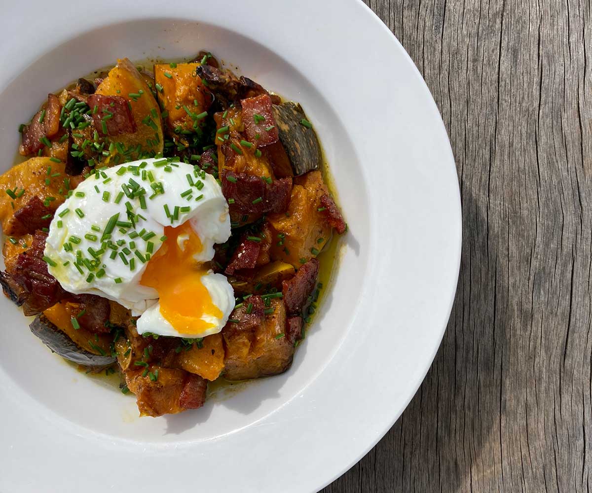 Pumpkin and Bacon Hash Recipe